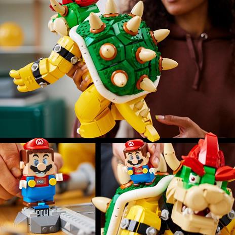 LEGO Super Mario 71411 Il Potente Bowser, Kit di Costruzioni per Adulti, Idee Regalo, Personaggio Snodabile 3D da Collezione - 5