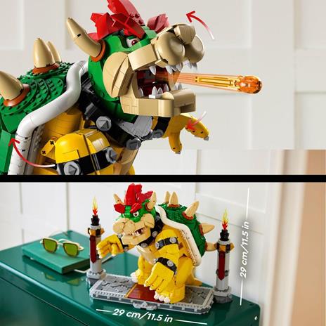 LEGO Super Mario 71411 Il Potente Bowser, Kit di Costruzioni per Adulti, Idee Regalo, Personaggio Snodabile 3D da Collezione - 6