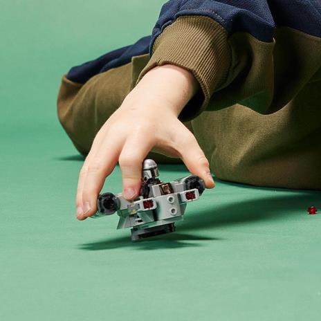 LEGO Star Wars 75321 Microfighter Razor Crest, Playset con Cannoniera Mandalorian e Minifigure per Bambini dai 6 Anni in su - 6