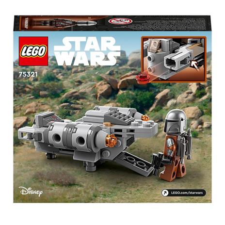 LEGO Star Wars 75321 Microfighter Razor Crest, Playset con Cannoniera Mandalorian e Minifigure per Bambini dai 6 Anni in su - 8