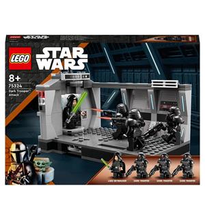 Giocattolo LEGO Star Wars 75324 lAttacco del Dark Trooper, Giocattoli Guerre Stellari, Mandalorian con Minifigure di Luke Skywalker LEGO