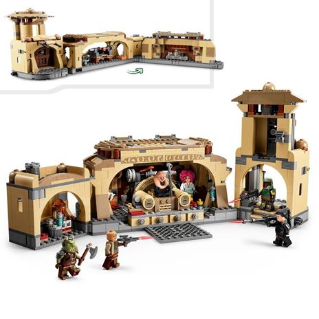 LEGO Star Wars 75326 La Sala del Trono di Boba Fett, Jabba con 7 Minifigure Guerre Stellari, Giochi per Bambini di 9+ Anni - 3