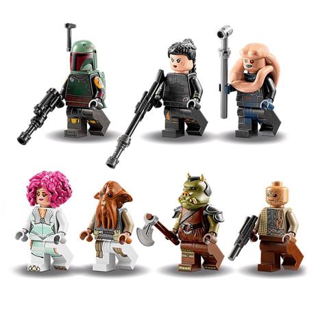 LEGO Star Wars 75326 La Sala del Trono di Boba Fett, Jabba con 7 Minifigure Guerre Stellari, Giochi per Bambini di 9+ Anni - 6