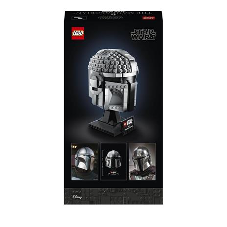 LEGO Star Wars 75328 Casco del Mandaloriano, Elmo da Collezione, Regalo per Adulti da Esposizione di Guerre Stellari - 8