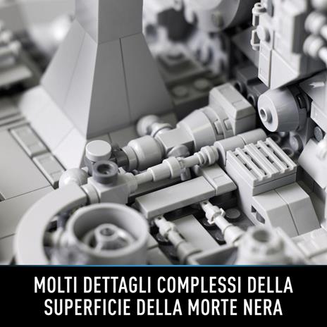 LEGO Star Wars 75329 Diorama Volo sulla Trincea della Morte Nera, Set Guerre Stellari per Adulti, TIE Advanced di Darth Vader - 6
