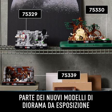 LEGO Star Wars 75329 Diorama Volo sulla Trincea della Morte Nera, Set Guerre Stellari per Adulti, TIE Advanced di Darth Vader - 7