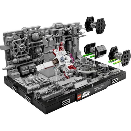 LEGO Star Wars 75329 Diorama Volo sulla Trincea della Morte Nera, Set Guerre Stellari per Adulti, TIE Advanced di Darth Vader - 8