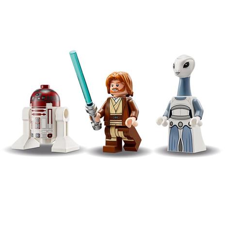 LEGO Star Wars 75333 Jedi Starfighter di Obi-Wan Kenobi, Set l'Attacco dei Cloni con Droide e Minifigure Taun We, Spada Laser - 5