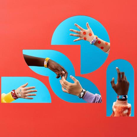 LEGO DOTS 41947 Disney Multipack Bracciali Topolino e Amici, Set per Creare Gioielli per Bambini con Tessere Glitterate - 2