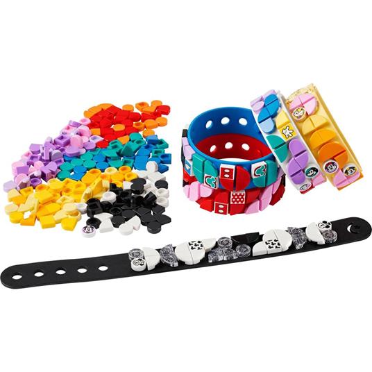 LEGO DOTS 41947 Disney Multipack Bracciali Topolino e Amici, Set per Creare Gioielli per Bambini con Tessere Glitterate - 7