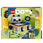 LEGO DOTS 41959 Il Simpatico Panda portaoggetti, Set Scatola Fai da Te, Regalo Creativo, Giochi per Bambini dai 6 Anni