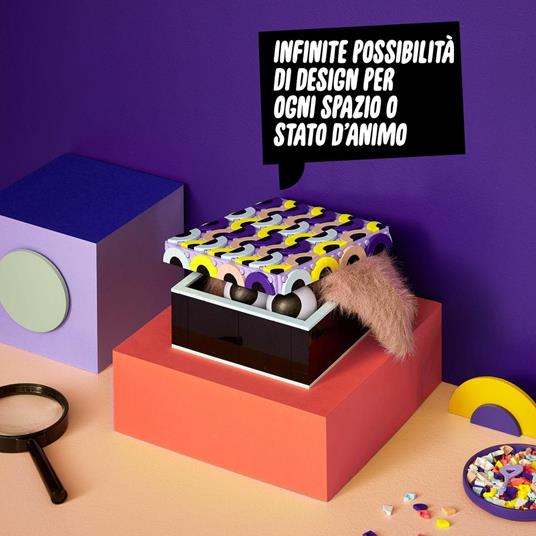 LEGO DOTS 41960 My Big Box, Fai da Te, Contenitore con Coperchio Portaoggetti, Regalo Creativo, Giochi per Bambini dai 6 Anni - 5