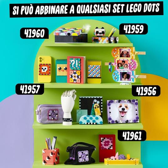 LEGO DOTS 41960 My Big Box, Fai da Te, Contenitore con Coperchio Portaoggetti, Regalo Creativo, Giochi per Bambini dai 6 Anni - 6