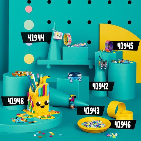 LEGO DOTS 41943 Gamer - Braccialetto con Ciondoli, Kit Creazione Gioielli Fai-da-te, Giocattoli Creativi per Bambini 6+ - 6