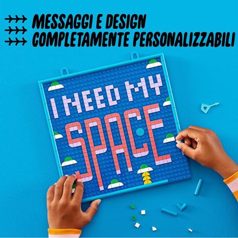 LEGO DOTS 41952 Bacheca Messaggi Grande, Decorazioni per la Camera dei Bambini, Lavagna Personalizzabile, Gioco Fai da Te - 3