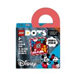 LEGO DOTS 41963 Disney Patch Stitch-on Topolino e Minnie, Kit Fai da Te, Toppa da Cucire per Decorare Vestiti o Accessori