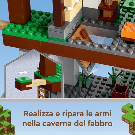 LEGO Minecraft 21183 I Campi d'Allenamento, Idea Regalo, Dojo e Bottega del Fabbro, Giochi per Bambini dagli 8 anni in su - 5