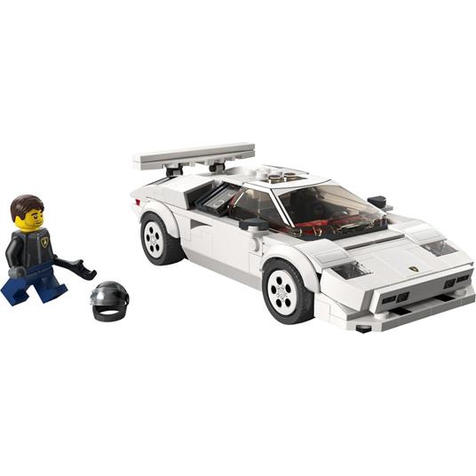 LEGO Speed Champions 76908 Lamborghini Countach, Giochi per Bambini di 8+ Anni, Auto Sportiva Giocattolo, Replica Supercar - 7