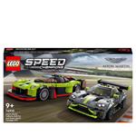 LEGO Speed Champions 76910 Aston Martin Valkyrie AMR Pro e Aston Martin Vantage GT3, Set 2 Auto Giocattolo per Bambini