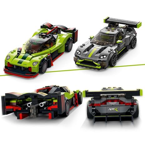 LEGO Speed Champions 76910 Aston Martin Valkyrie AMR Pro e Aston Martin Vantage GT3, Set 2 Auto Giocattolo per Bambini - 4