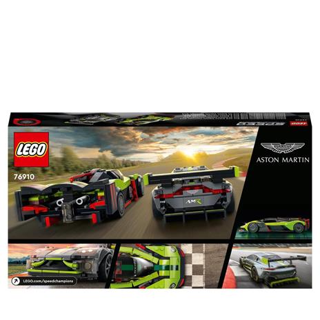 LEGO Speed Champions 76910 Aston Martin Valkyrie AMR Pro e Aston Martin Vantage GT3, Set 2 Auto Giocattolo per Bambini - 8