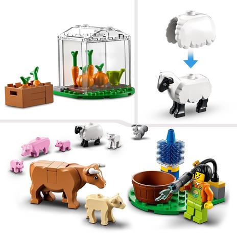 LEGO City  60346 il Fienile e Animali da Fattoria, Idea Regalo con Trattore Giocattolo, Giochi per Bambini dai 4 Anni in su - 5