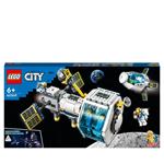 LEGO City 60349 Stazione Spaziale Lunare, Base NASA con 5 Minifigure di Astronauti, Giochi Creativi per Bambini di 6+ Anni