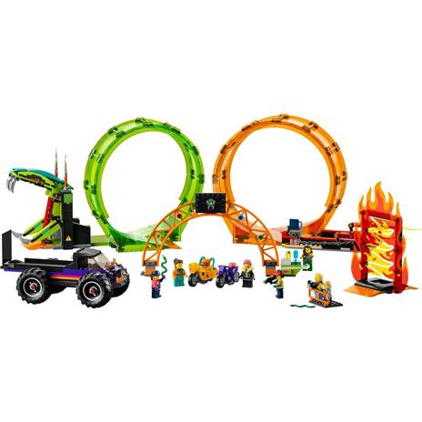 LEGO City Stuntz 60339 Arena delle Acrobazie, Monster Truck, Moto Giocattolo con Minifigure, Giochi per Bambini dai 7 Anni - 7