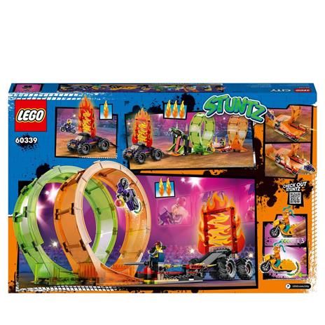 LEGO City Stuntz 60339 Arena delle Acrobazie, Monster Truck, Moto Giocattolo con Minifigure, Giochi per Bambini dai 7 Anni - 8