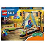 LEGO City Stuntz 60340 Sfida Acrobatica delle Lame, Moto Giocattolo con Minifigure, Giochi per Bambini e Bambine dai 5 Anni