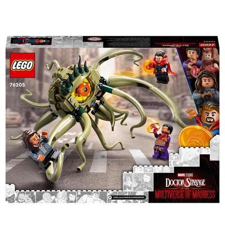 LEGO Marvel 76205 Faccia A Faccia con Gargantos, Piovra e Minifigure di Dr Strange, Giochi per Bambini dai 8 Anni in su - 8
