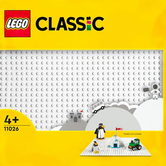 LEGO Classic Base bianca - 9
