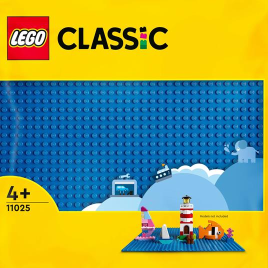 LEGO Classic Base blu - 8