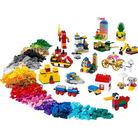 LEGO Classic 11021 90 Anni di Gioco, Scatola con Mattoncini Colorati per 15 Mini Costruzioni di Modelli Iconici - 8