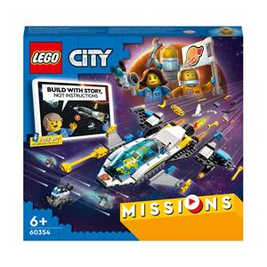 Giocattolo LEGO City 60354 Missioni di Esplorazione su Marte, Set Costruzioni con Avventura Digitale Interattiva, Astronave Giocattolo LEGO