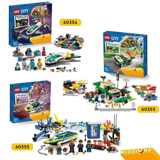 LEGO City 60354 Missioni di Esplorazione su Marte, Set Costruzioni con Avventura Digitale Interattiva, Astronave Giocattolo - 6