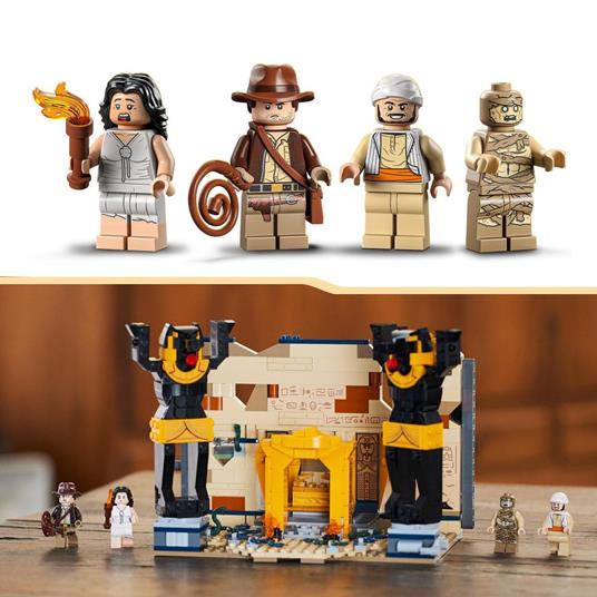 LEGO Indiana Jones 77013 Fuga dalla Tomba Perduta Gioco con Tempio e Minifigure della Mummia da I Predatori dell'Arca Perduta - 6
