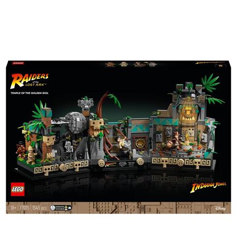 LEGO Indiana Jones 77015 Il Tempio dell’Idolo d’Oro Kit di Costruzione per Adulti Set dal Film I Predatori dell'Arca Perduta