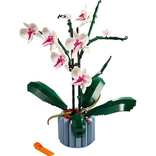 LEGO Icons 10311 Orchidea, Set per Adulti da Collezione, Hobby Creativi, Modellino da Costruire in Mattoncini con Fiori Finti - 8