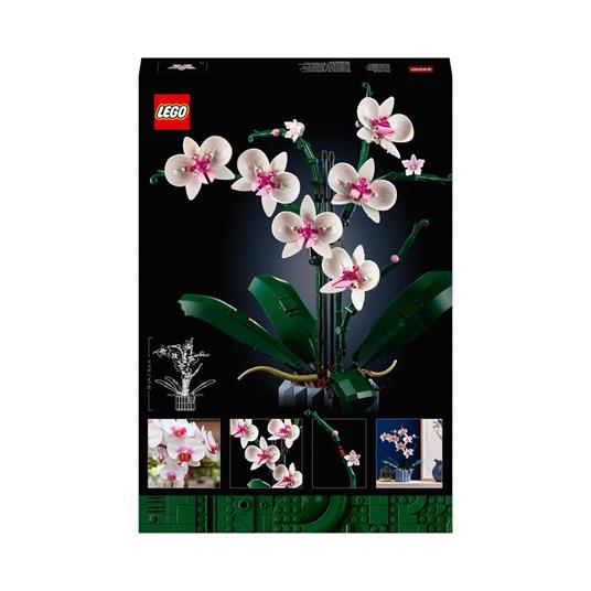 LEGO Icons 10311 Orchidea, Set per Adulti da Collezione, Hobby Creativi, Modellino da Costruire in Mattoncini con Fiori Finti - 9