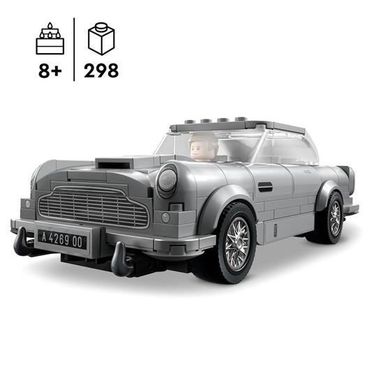 LEGO Speed Champions 76911 007 Aston Martin DB5, Modellino Auto Giocattolo con Minifigure James Bond del Film No Time To Die - 3