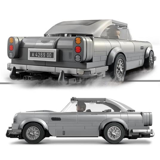 LEGO Speed Champions 76911 007 Aston Martin DB5, Modellino Auto Giocattolo con Minifigure James Bond del Film No Time To Die - 4