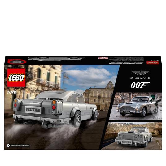 LEGO Speed Champions 76911 007 Aston Martin DB5, Modellino Auto Giocattolo con Minifigure James Bond del Film No Time To Die - 8