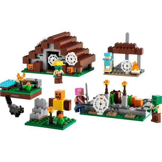 LEGO Minecraft 21190 Il Villaggio Abbandonato, Set di Costruzioni, Accampamento per Cacciatore di Zombie con Accessori - 8