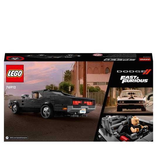 LEGO Speed Champions Fast & Furious 1970 Dodge Charger R/T, Modellino di  Auto Giocattolo da Collezione con Minifigure, 76912 - LEGO - Speed  Champions - Automobili - Giocattoli