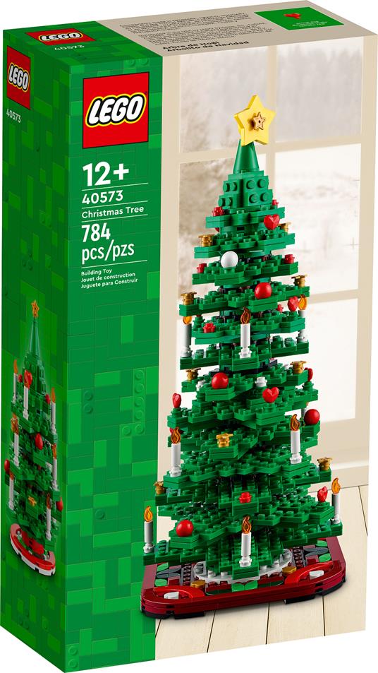 LEGO Albero di Natale, Giocattolo 2 in 1 da Costruire, Idea Regalo per le Festività Natalizie 40573