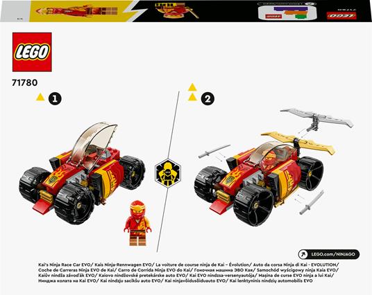 LEGO NINJAGO Auto da corsa Ninja di Kai - EVOLUTION - 7