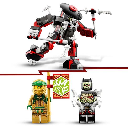 LEGO NINJAGO 71781 Mech da Battaglia di Lloyd - EVOLUTION, Set con 2 Action Figure, Giochi per Bambini 6+ con Minifigure - 5