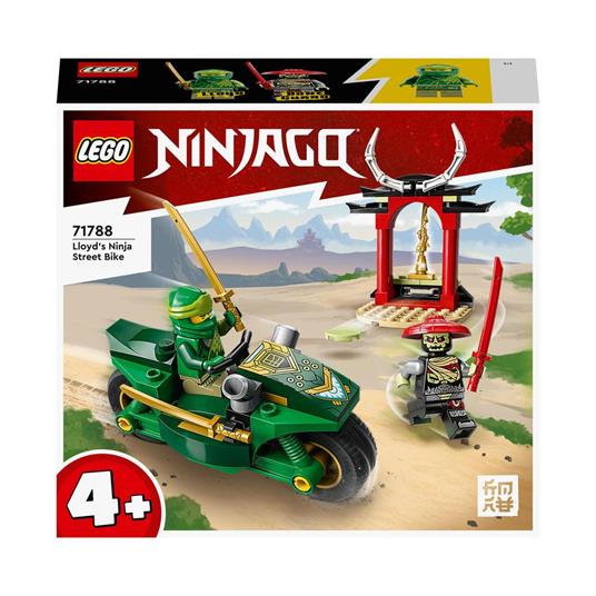 LEGO NINJAGO 71788 Moto Ninja di Lloyd, Motocicletta Giocattolo per Bambini in Età Prescolare, Set di Giochi Educativi 4+