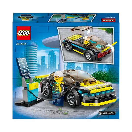 LEGO City 60383 Auto Sportiva Elettrica, Macchina Giocattolo per Bambini  dai 5 Anni, Set Supercar con Pilota da Corsa - LEGO - City Great Vehicles -  Automobili - Giocattoli